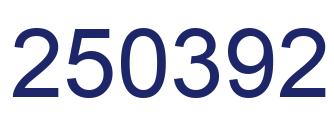 Number 250392 blue image