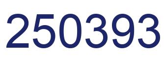 Number 250393 blue image