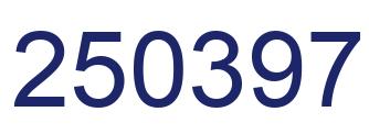 Number 250397 blue image