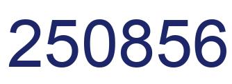 Número 250856 imagen azul
