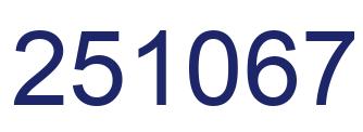 Número 251067 imagen azul