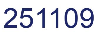 Número 251109 imagen azul