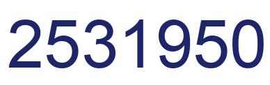 Número 2531950 imagen azul