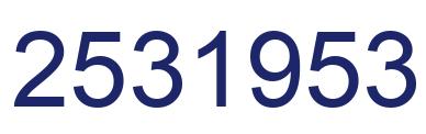 Número 2531953 imagen azul