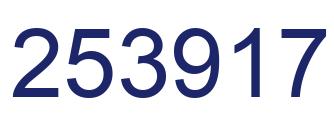 Número 253917 imagen azul