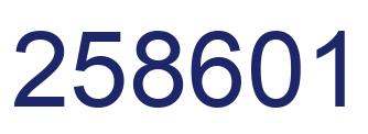 Número 258601 imagen azul