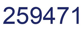 Número 259471 imagen azul