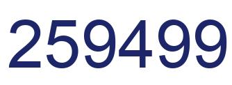 Número 259499 imagen azul