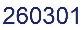 Número 260301 imagen azul