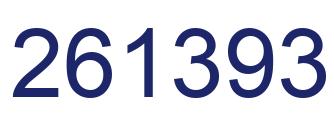 Número 261393 imagen azul