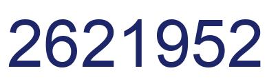 Número 2621952 imagen azul