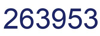 Número 263953 imagen azul