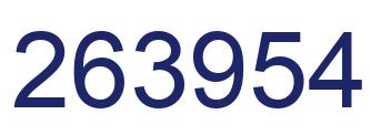 Número 263954 imagen azul