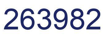 Número 263982 imagen azul