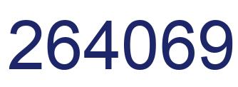 Número 264069 imagen azul