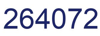 Número 264072 imagen azul