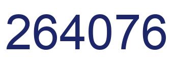 Número 264076 imagen azul