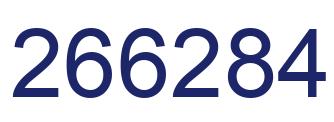 Número 266284 imagen azul
