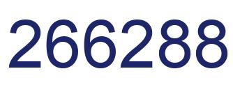 Número 266288 imagen azul