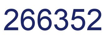 Number 266352 blue image