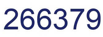 Número 266379 imagen azul