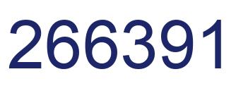 Number 266391 blue image