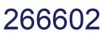 Number 266602 blue image