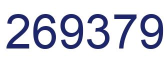 Número 269379 imagen azul