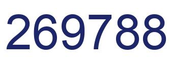 Número 269788 imagen azul