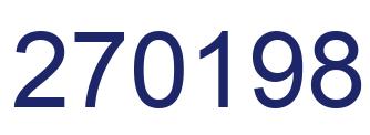 Número 270198 imagen azul