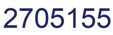 Número 2705155 imagen azul