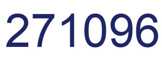 Number 271096 blue image