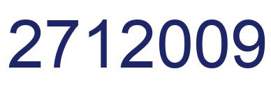 Número 2712009 imagen azul