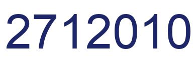 Número 2712010 imagen azul