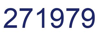 Number 271979 blue image