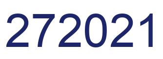 Number 272021 blue image