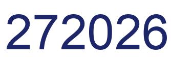 Number 272026 blue image