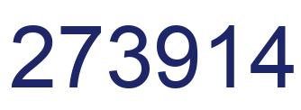 Number 273914 blue image