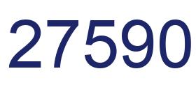 Number 27590 blue image