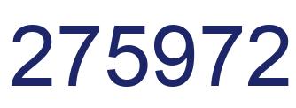 Número 275972 imagen azul