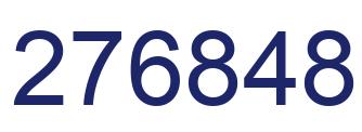 Number 276848 blue image