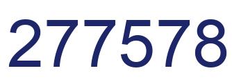 Number 277578 blue image