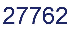 Number 27762 blue image