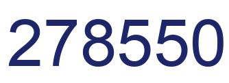 Number 278550 blue image