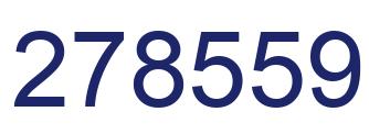 Number 278559 blue image