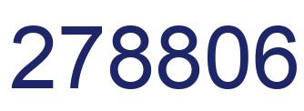 Number 278806 blue image