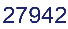 Number 27942 blue image