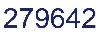 Number 279642 blue image