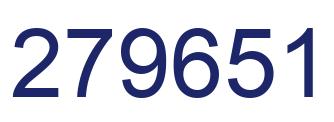 Number 279651 blue image