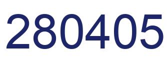 Número 280405 imagen azul